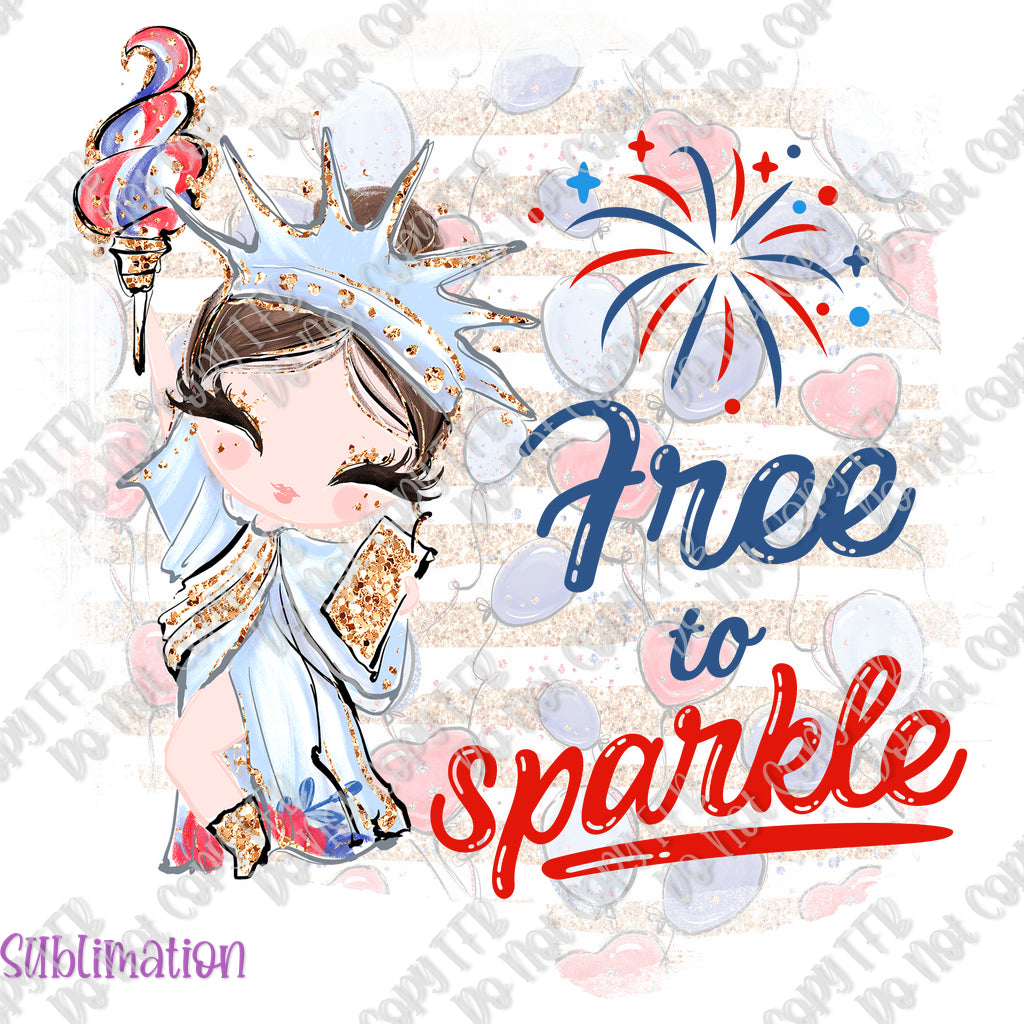 Free to Sparkle Sublimation