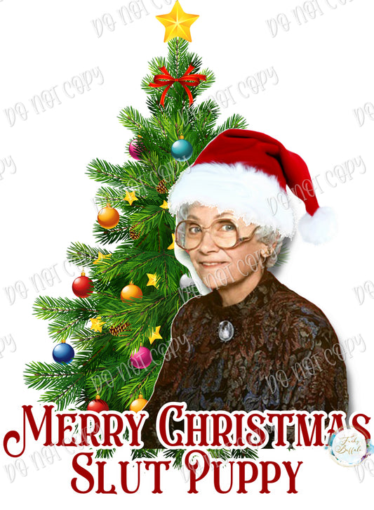 Golden Girls Christmas Sophia Sublimation