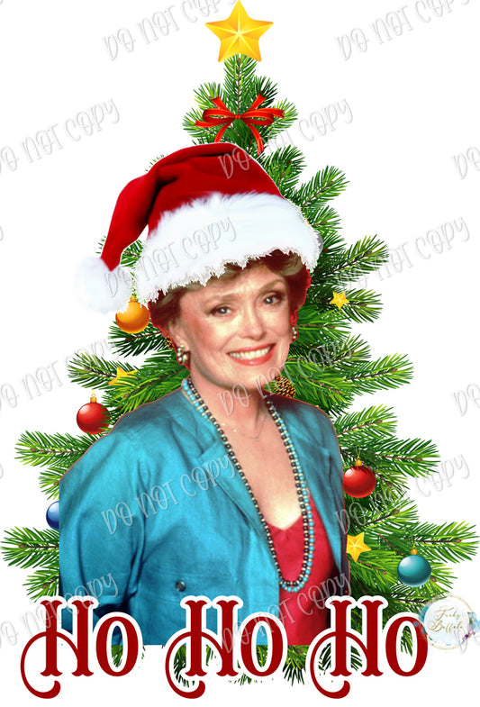 Golden Girls Christmas Blanche Sublimation