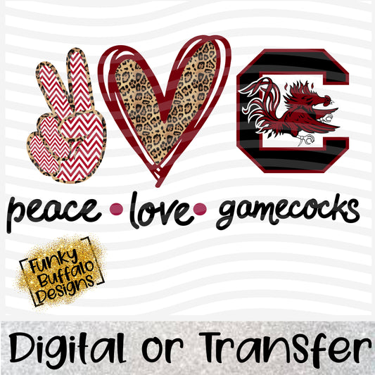 Peace Love Gamecocks