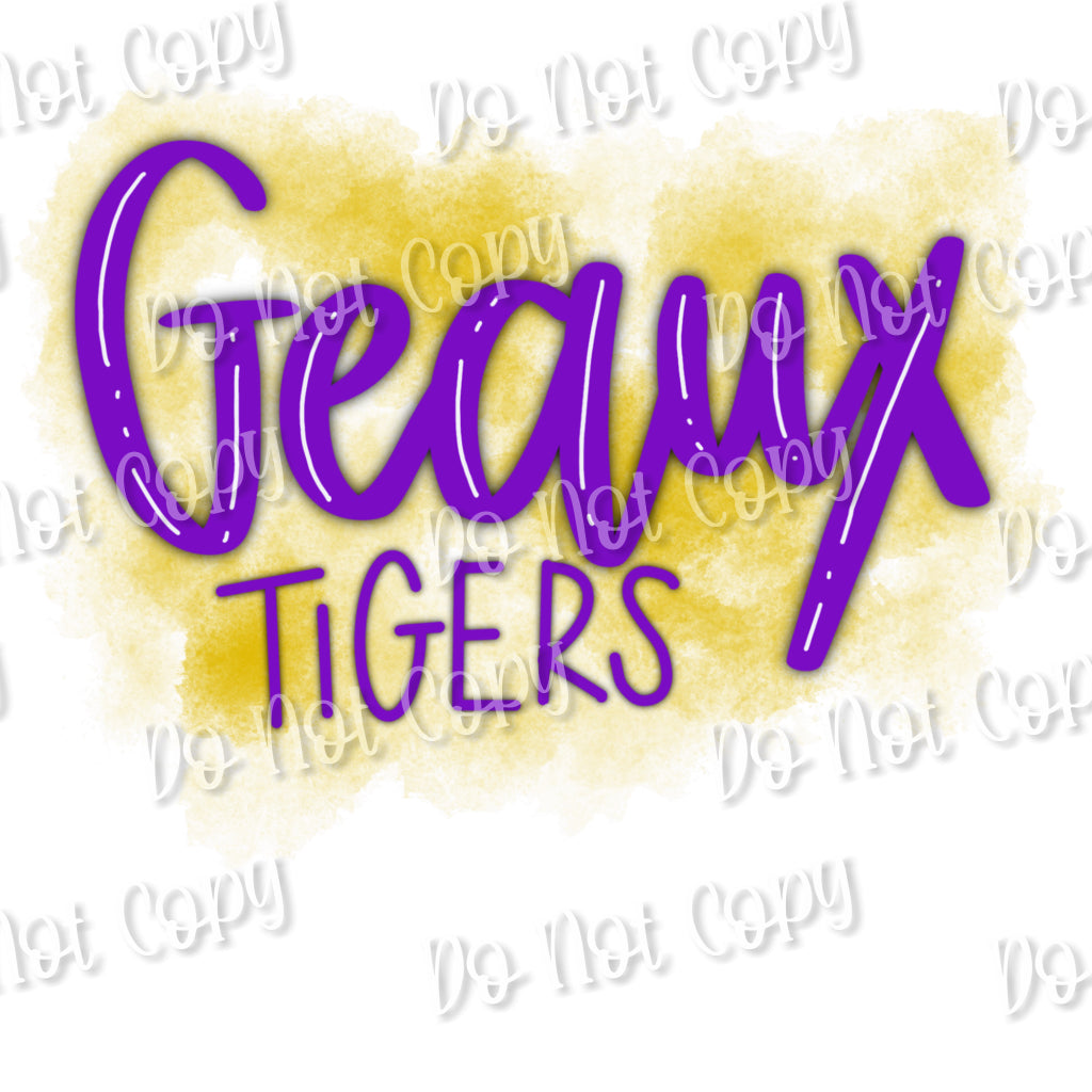 Geaux Tigers Sublimation