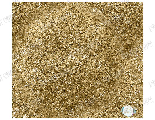 Gold Glitter Tumbler Sub 20oz Skinny