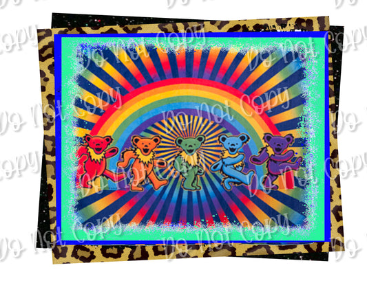 Grateful Dead Bears Sublimation