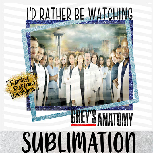 Grey's Anatomy Sublimation Print