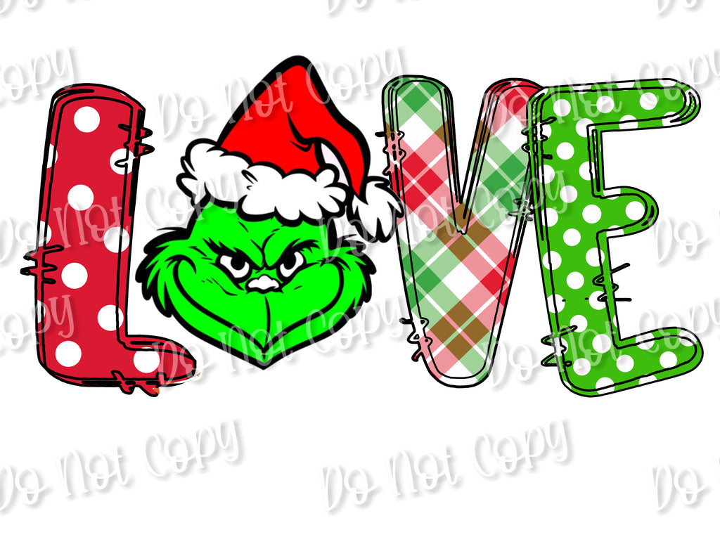 Grinch Love Sublimation