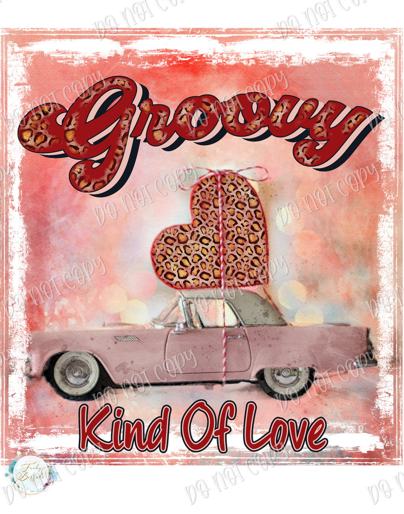 Groovy Kind of Love Leopard Sublimation