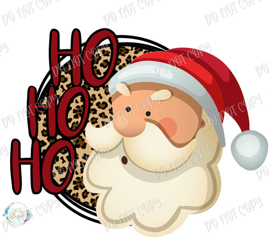 Ho Ho Ho Santa Sublimation