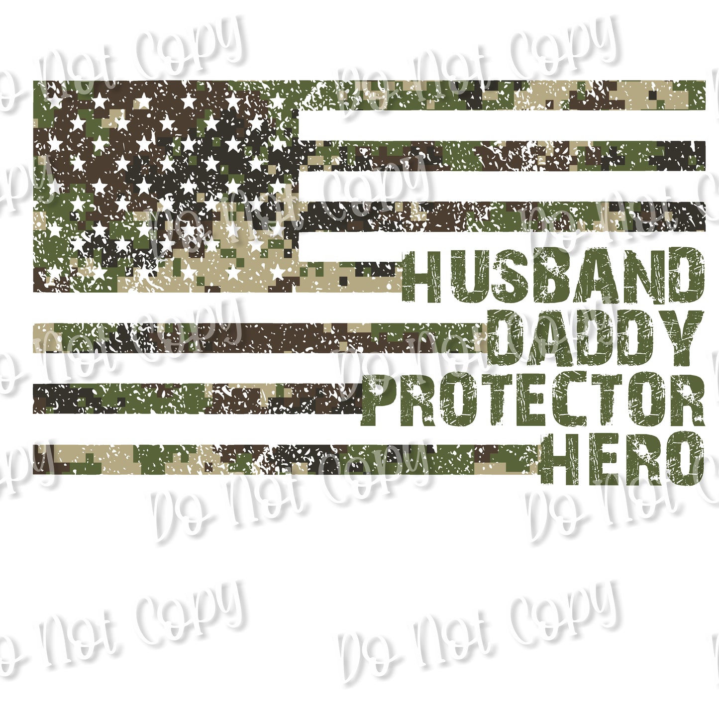 Husband Daddy Protector Hero Sublimation