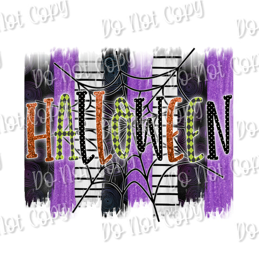 Halloween Spider Web Sublimation