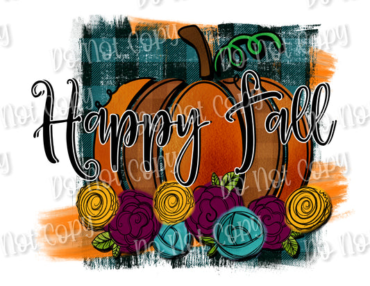 Happy Fall Pumpkin & Plaid Sub