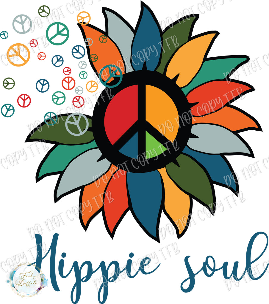 Hippie Soul Flower  Sublimation