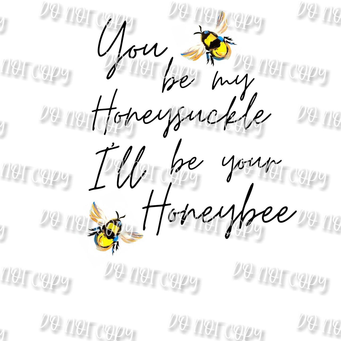 Honeysuckle Honey Bee