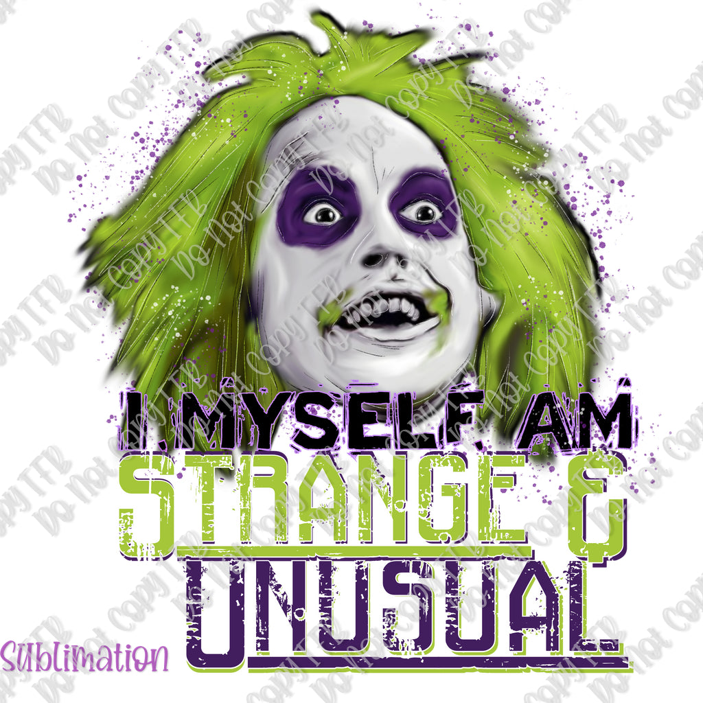 I Myself am Strange and Unusual Sublimation