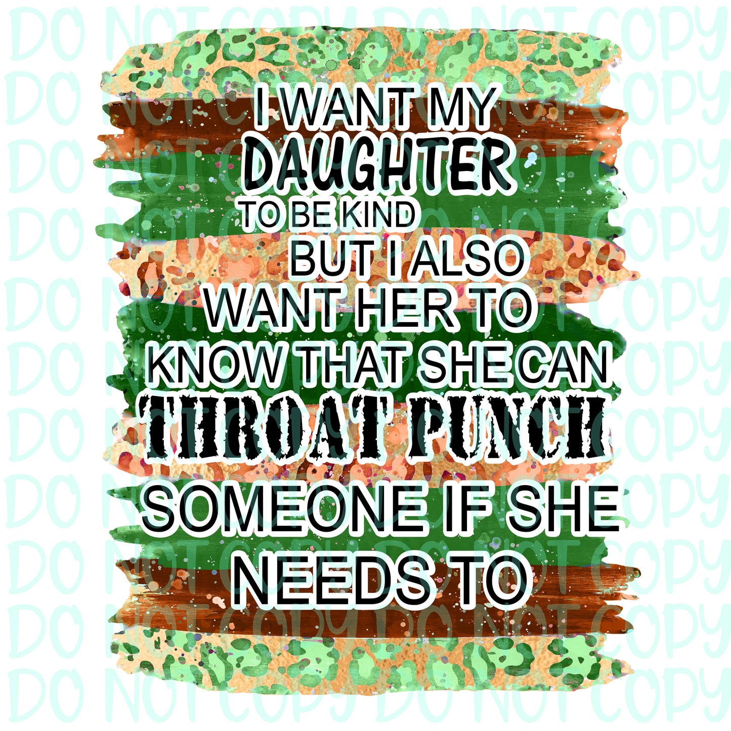 I want a kind daughter