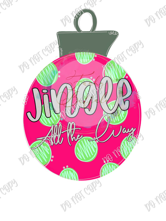 Jingle All the Way Pink