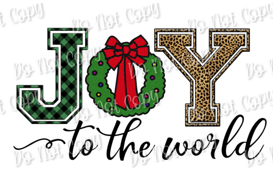 Joy To The World Sublimation