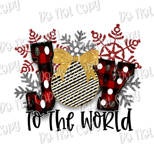 Joy To The World Sublimation