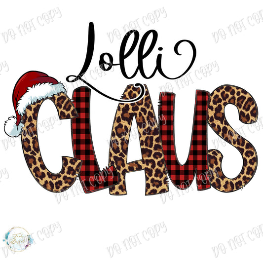 Lolli Claus Sublimation