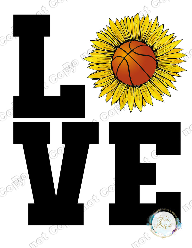 Love Basketball Sublimation