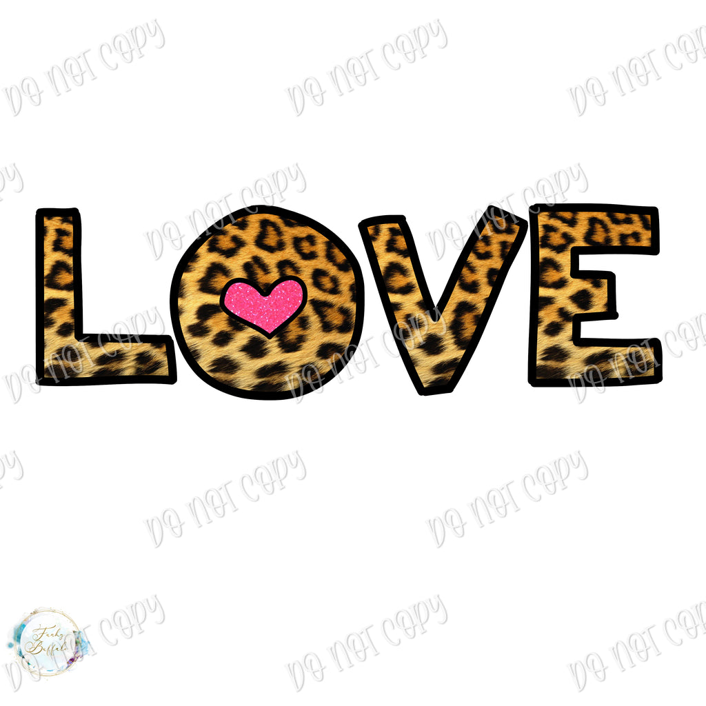 Love Leopard Sublimation