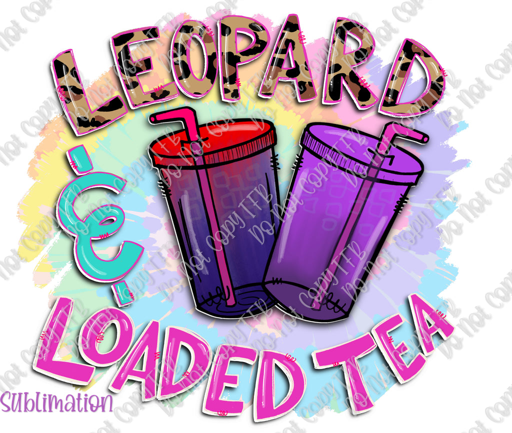 Leopard and Loaded Tea Sublimation