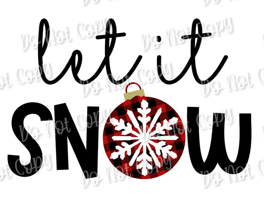 Let it Snow Sublimation