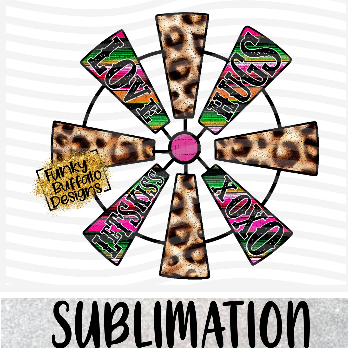 Love Windmill Sublimation