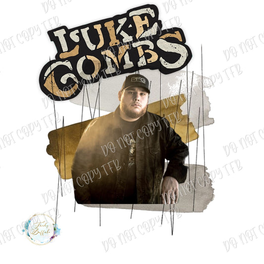 Luke Combs Sublimation Print