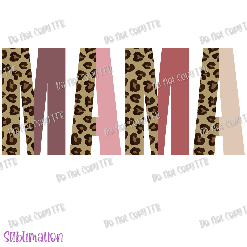 Pink & Leopard Mama/Mini Sublimation