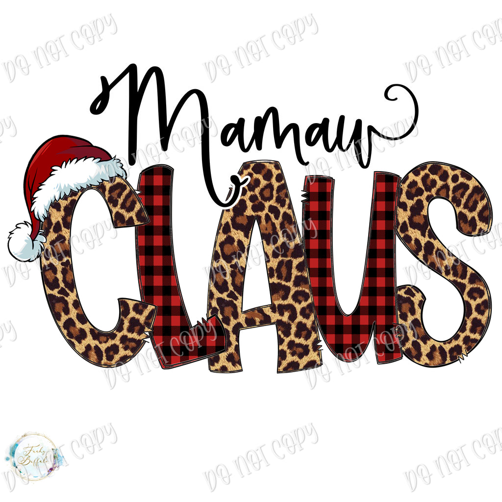 Mamaw Claus Sublimation