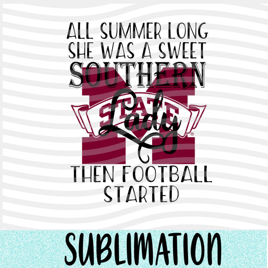 MSU Southern Lady Sublimation