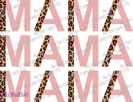 Mama 3 Leopard/ Mini 3 Leopard  Sublimation