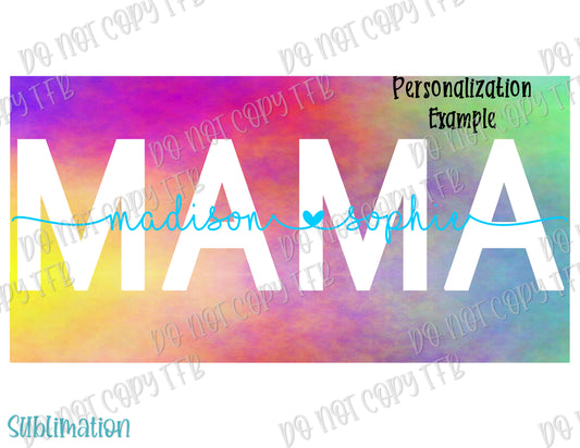 Mama/Mini Colorburst Sublimation