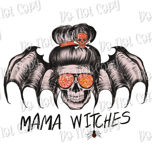 Mama Witches Bat Sublimation