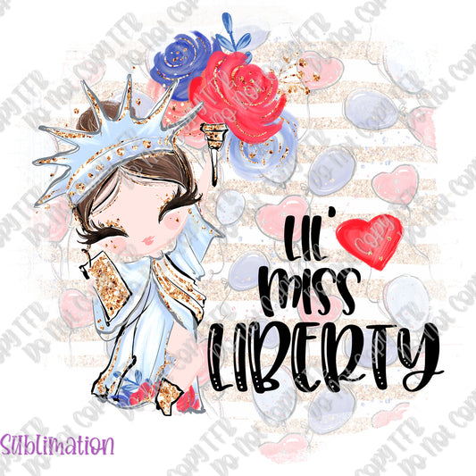 Miss Liberty Sublimation