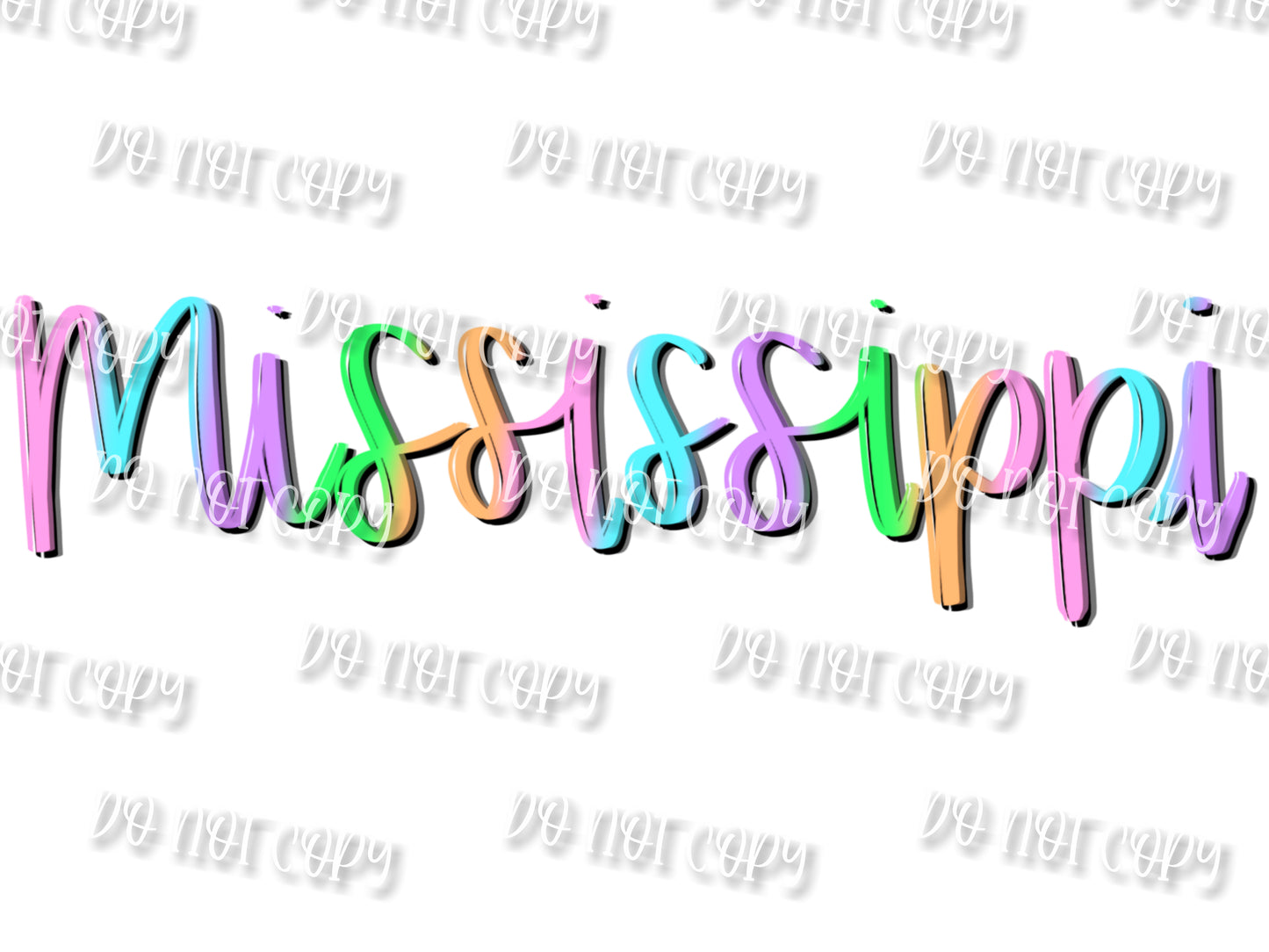 Mississippi Pastel Sublimation