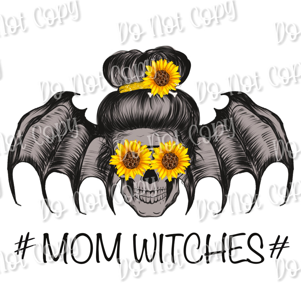 Mom Witches Sunflowers Sublimation