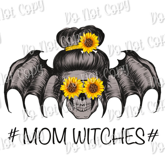 Mom Witches Sunflowers Sublimation