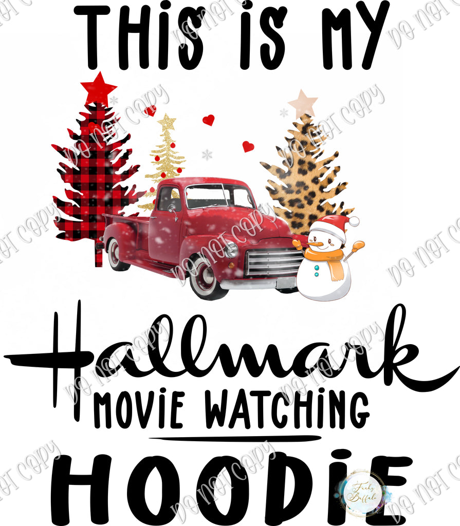 Hallmark Watching Hoodie Sublimation