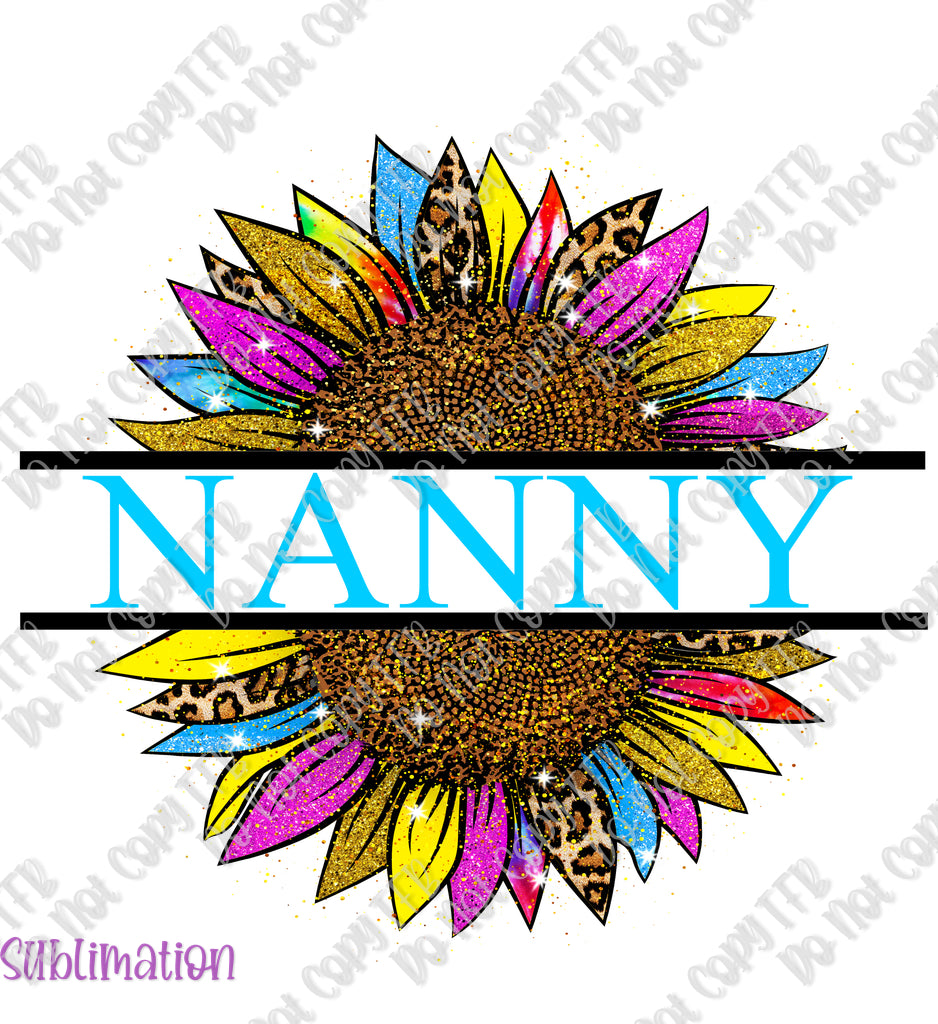 Nanny Colorful Flower Sublimation