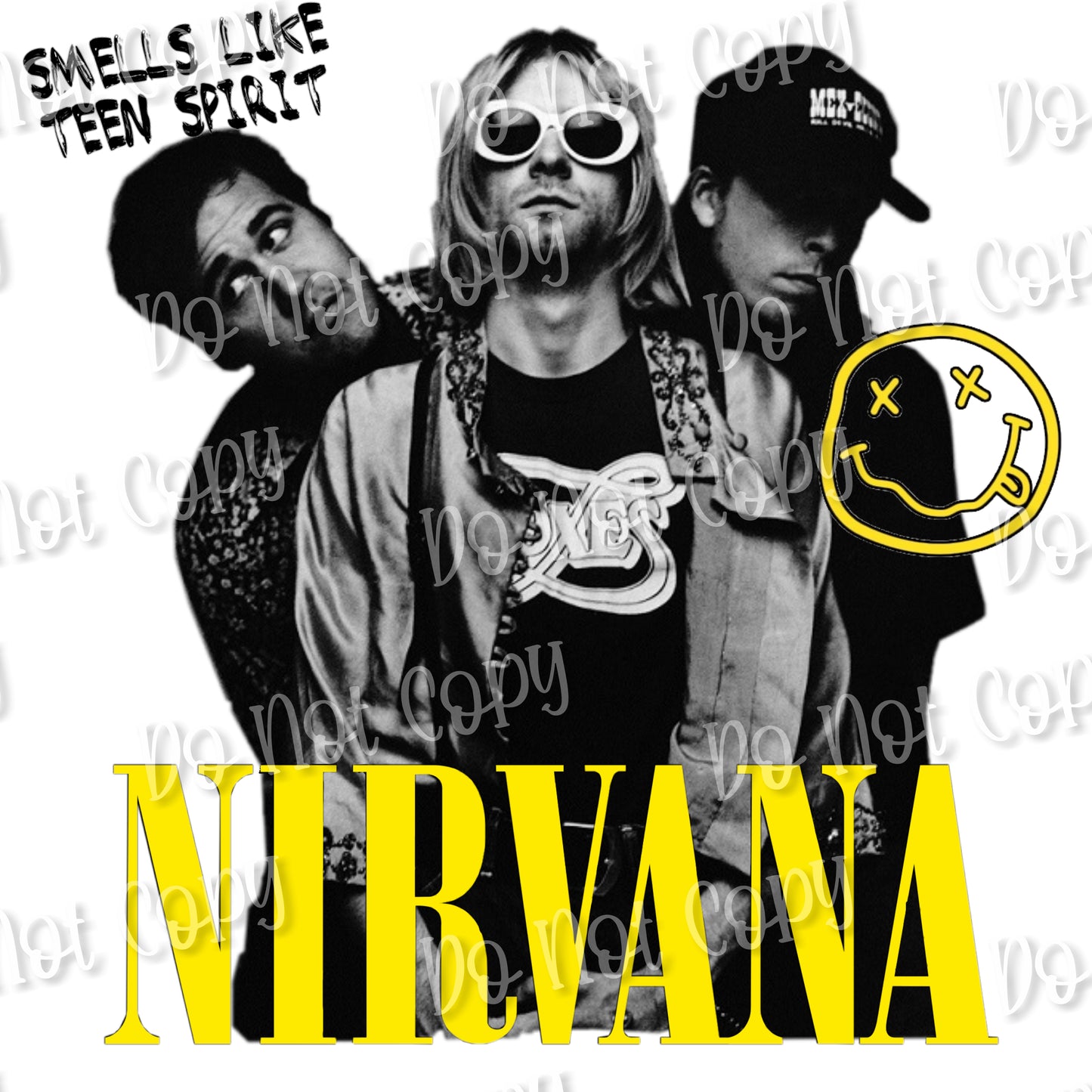 Nirvana Teen Spirit Sublimation