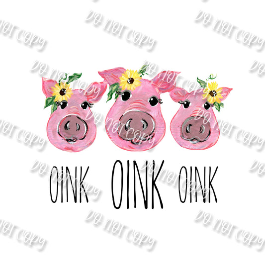 Oink Oink Oink Sublimation