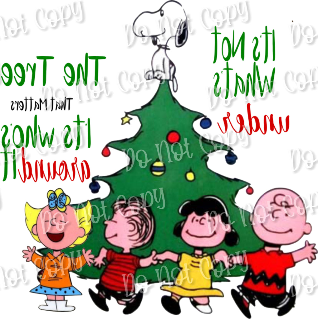 Peanuts xmas Sublimation