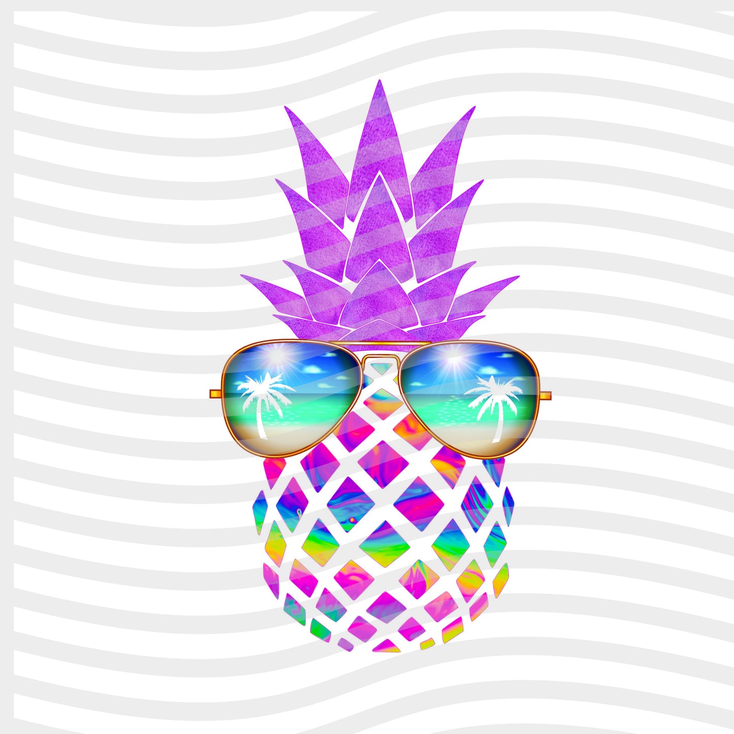 Pineapple with Shades