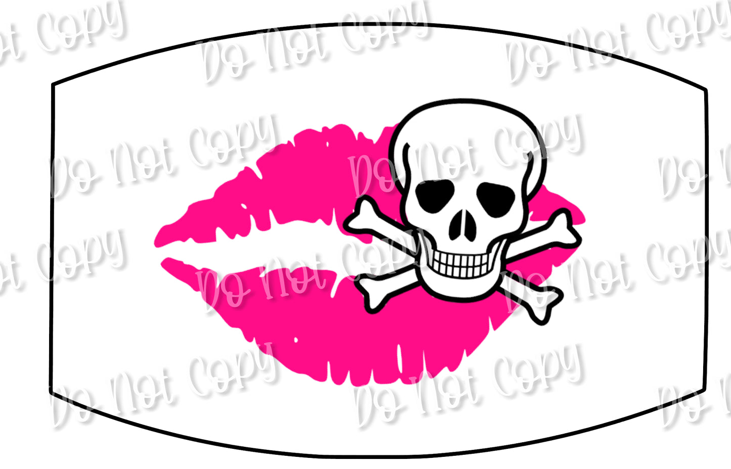 Pink Skull Lips