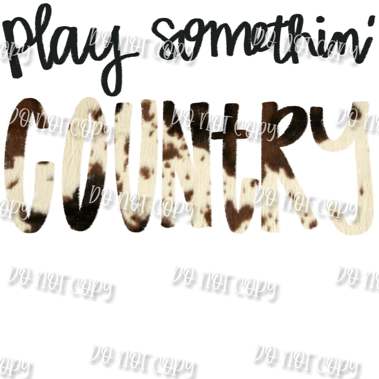 Play Somethin Country 2Sublimation Print