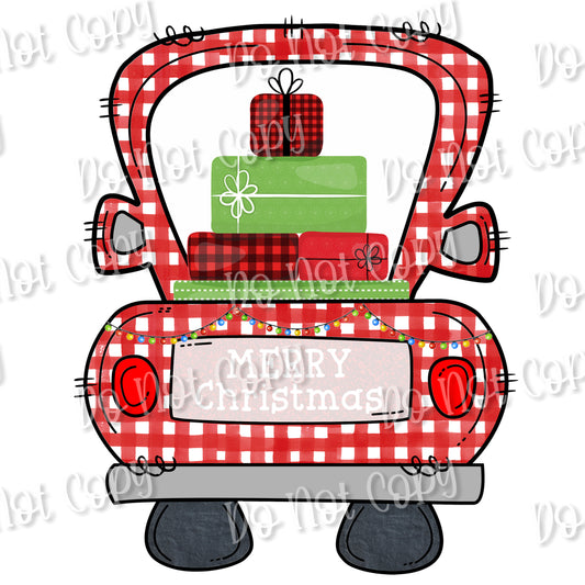 Red Truck 1 Sublimation