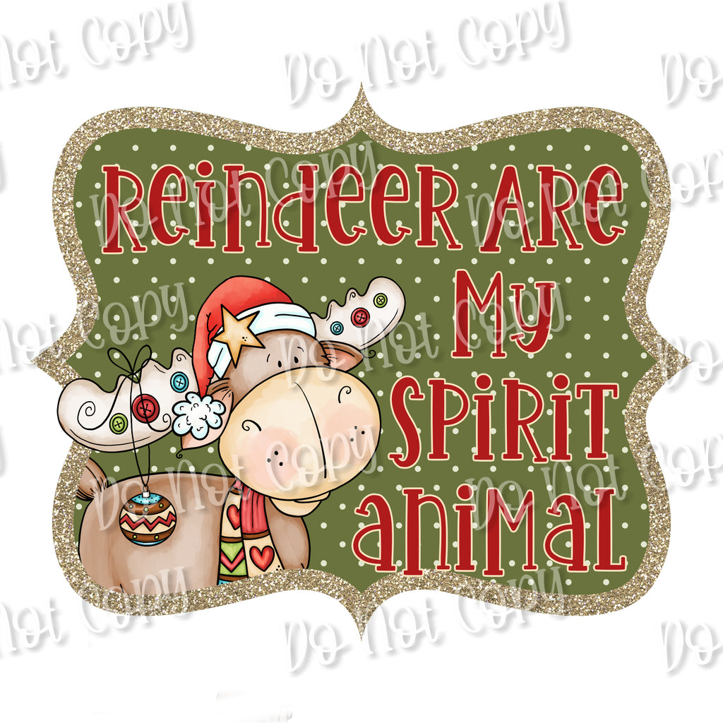 Reindeer Spirit Animal Sublimation