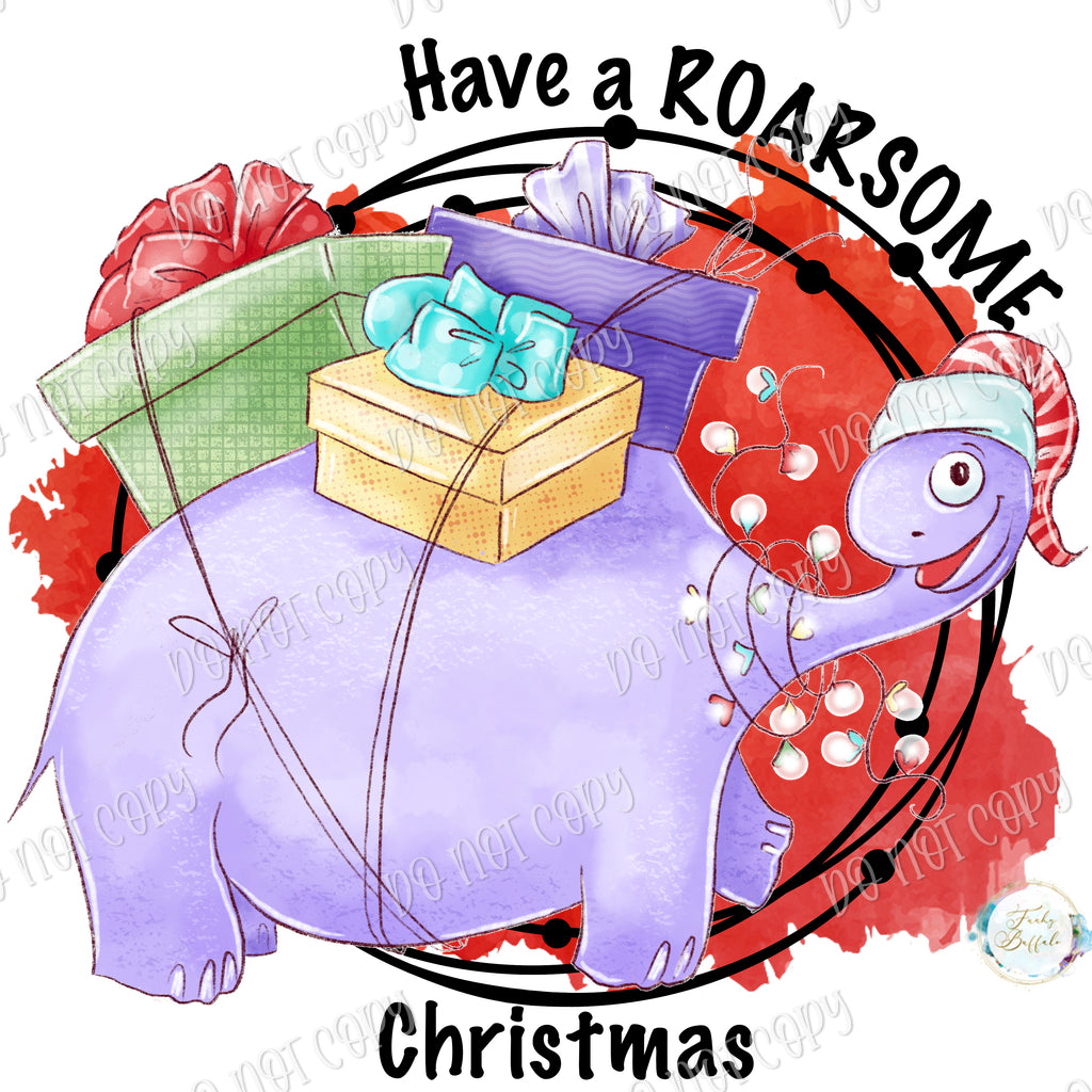 Roarsome Christmas Sublimation