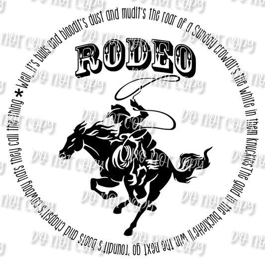 Rodeo Sublimation Print